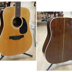 ジャンク品 1970年代 Morris B-30 12弦 ナット欠品 サドル欠品 アコースティックギター フォークギター モーリス アコギ 札幌市 清田区 平岡の画像