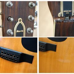 ジャンク品 1970年代 Morris B-30 12弦 ナット欠品 サドル欠品 アコースティックギター フォークギター モーリス アコギ 札幌市 清田区 平岡の画像