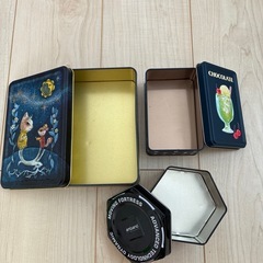 オシャレな空き缶箱の画像