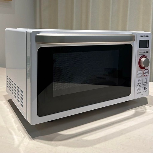 シャープ　電子レンジ　白