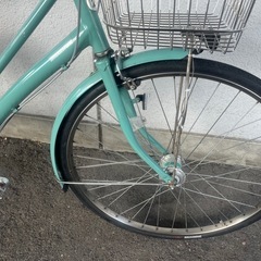 9J15  ブリジストン　シティサイクル２７サイズ　３段変速オートライト付き　★自転車専門店の中古車です★　【消費税込み・防犯登録６００円込みの画像