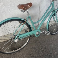9J15  ブリジストン　シティサイクル２７サイズ　３段変速オートライト付き　★自転車専門店の中古車です★　【消費税込み・防犯登録６００円込みの画像