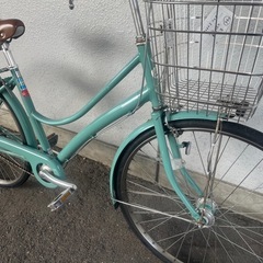 9J15  ブリジストン　シティサイクル２７サイズ　３段変速オートライト付き　★自転車専門店の中古車です★　【消費税込み・防犯登録６００円込みの画像
