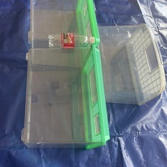 特大 虫かご　水槽　プラスチックケース　3個セット　お子様と海で魚取りや昆虫採集にどうぞ の画像