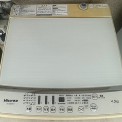 Hisense 洗濯機
の画像
