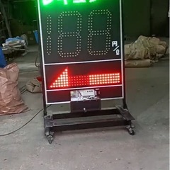 ガソリンスタンドLED掲示板の画像