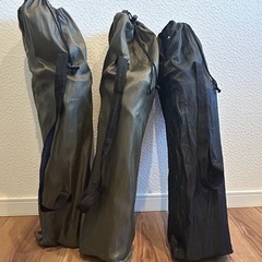 折りたたみアウトドアチェア　カーキx2 黒x1 の画像