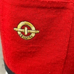 A2509-322　Cellini クルーネックカーディガン 80〜90年代 Lサイズ　ヴィンテージ 汚れありの画像