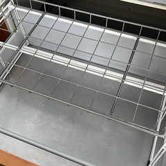 キッチン収納　スライドラックの画像