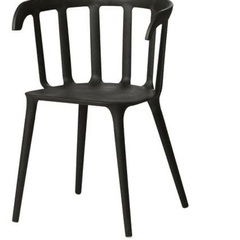 IKEA ブラックチェア2脚の画像