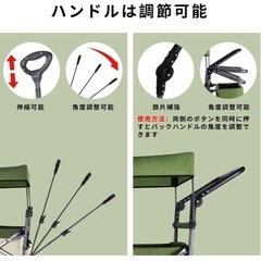 折りたたみキャリーワゴン　屋根付きの画像
