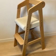 キッズチェア 子供椅子 ハイチェア　高さ調節の画像