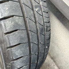 15インチ　4H 165/50/15 5J　コペン  軽ホイール　　タイヤセット　即使用可能　タント　n-van n-box nワン ワゴンR ムーブ　深リム　旧車　の画像