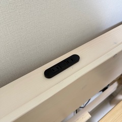 天然木すのこベッドの画像