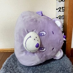 ♡未使用♡ケアベア♡ぬいぐるみ♡フェイス♡がま口♡ポシェット♡ふんわり♡クレーンゲーム♡UFOキャッチャー♡景品♡BIG♡大きい♡ビッグ♡ラウンド1♡9月の画像