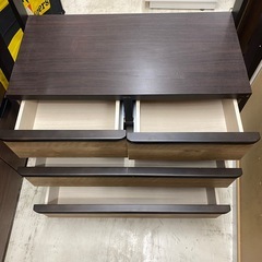 ワードローブ　収納付き　ハンガーラック　茶　幅83×奥42×高198cm　リサイクルショップ　朝霞市　ケイラック朝霞田島店　志木市　和光市　GM414の画像