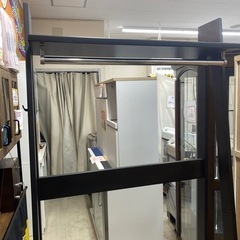 ワードローブ　収納付き　ハンガーラック　茶　幅83×奥42×高198cm　リサイクルショップ　朝霞市　ケイラック朝霞田島店　志木市　和光市　GM414の画像
