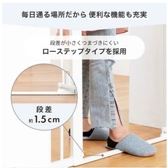 日本育児ベビーズゲイト　ローステップ タイプの画像