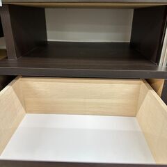 【ジャングルジャングル滋賀草津店】ジモティ来店特価!! TV台 ダークブラウン J-250987の画像