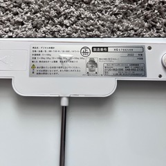 【未使用に近い】OHM デジタル体重計 HBK-T100-W（ホワイト）の画像