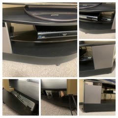 3点セット テレビ ブルーレイレコーダー テレビ台型ホームシアターの画像
