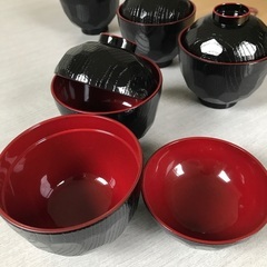 蓋付き　お椀（5セット）の画像