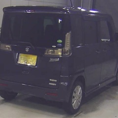 スペーシアカスタム　XS レーダーブレーキ　両側パワスラ　スマートキー　バックカメラ　車検付　修復歴無の画像