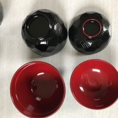 蓋付き　お椀（5セット）の画像