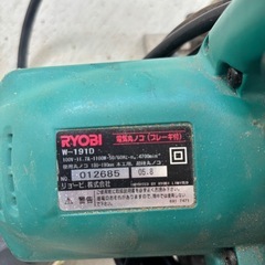 RYOBI 電気丸ノコの画像