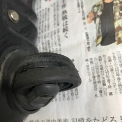 スーツケース　訳あり　キャスター破損　機内持ち込み　黒の画像