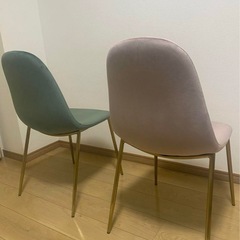 LOWYA ダイニングチェア 2脚椅子セットの画像