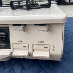 ☆パロマガスコンロ☆2口☆遠赤外線グリル付きの画像