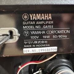 YAMAHA GA15II ギターアンプの画像