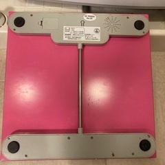 体重計:ピンクの画像