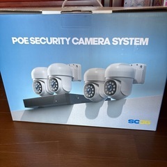 限定1名❤️‍🔥新品未使用品✨️ 防犯カメラ 有線 監視カメラ 防犯カメラ poe セット 光音威嚇 4台セットの画像