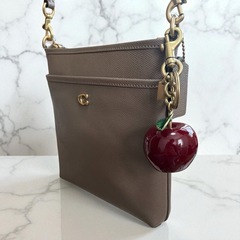 COACH コーチ バッグチャーム スモールアップル キーホルダー ストラップの画像