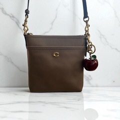 COACH コーチ バッグチャーム スモールアップル キーホルダー ストラップの画像