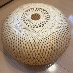 無印良品ラタンランプシェードセットの画像