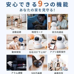 【新品未使用】家庭用　防犯カメラの画像