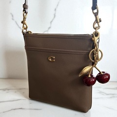 COACH コーチ バッグチャーム チェリー キーホルダー ストラップの画像