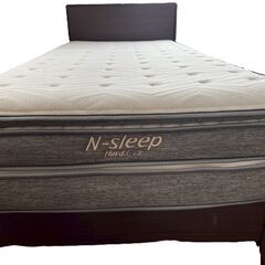 hf250915-008Z ニトリ シングルベッド マットレス付き 970×1970(マットレスサイズ)中古 の画像