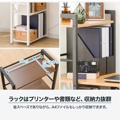 【！即日引き取りで半額！】システムデスクの画像