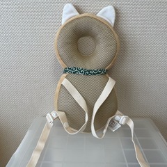 柴犬 ごっつん防止リュック ヘッドガード 転倒防止リュックの画像