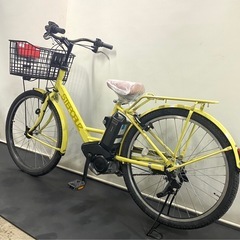 1年保証 送料無料　ブリヂストン　ステップクルーズ　黄色　電動アシスト自転車　g920の画像