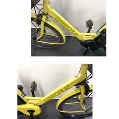 1年保証 送料無料　ブリヂストン　ステップクルーズ　黄色　電動アシスト自転車　g920の画像