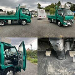 HINO デュトロダンプ ワンオーナー 記録簿付 3トン 全底床 衝突軽減ブレーキ レーンキープアシストの画像