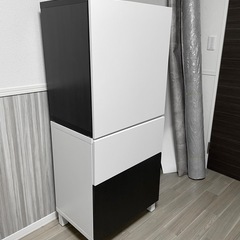 IKEA キャビネット　ベストー　2点セットの画像