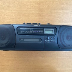 SONY製 CDラジオ　カセットコーダーの画像