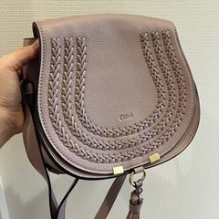 最終値下げ！説明文必須！Chloe ショルダーバック　淡いピンクの画像
