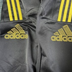 adidas CLIMLITE ジャージ セットアップ 紺/黄色の画像